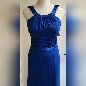 David's Bridal || Cobalt blue || Bridesmaid dress